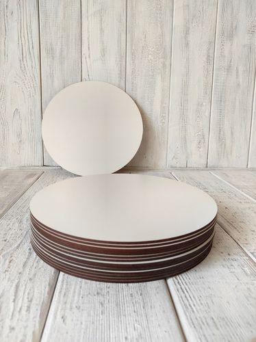 Podkłady pod tort sztywne biale HDF 25 cm 10 szt na Arena.pl