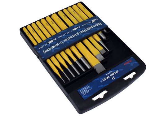 PRZECINAK DO METALU PUNKTAK WYBIJAK ZESTAW 12el. na Arena.pl