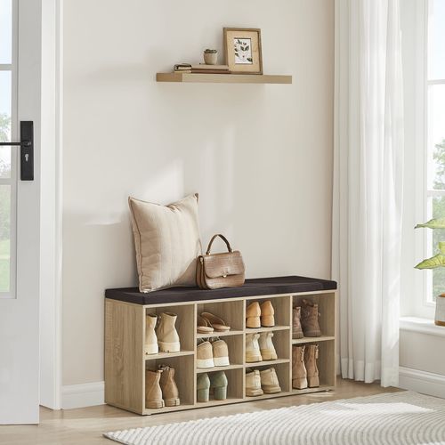 Szafka na Buty z Siedziskiem - sonoma - LHS010X11 na Arena.pl