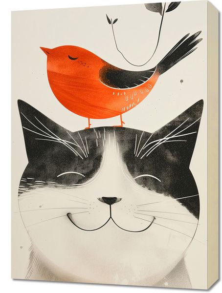 Obraz 50x70cm Pyzaty Przyjaciel zdjęcie 1