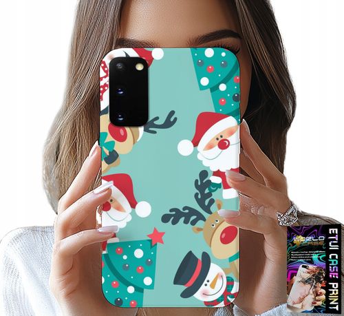 ETUI DO SAMSUNG GALAXY S20 - MIKOŁAJ, RENIFER BAŁWAN ŚWIĄTECZNE WZORY na Arena.pl