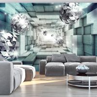 Fototapeta - Podróż przez Niebieski Tunel 150x105