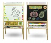 Drewniana Tablica Magnetyczna 5W1 Liczydło Papier Pbn