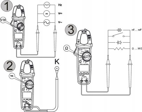 Miernik cęgowy ROZRUCHU ŁADOWANIA 600A UT204+ UNIT POKROWIEC w Zestawie na Arena.pl