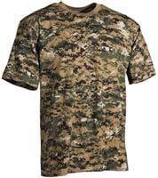 Koszulka US digital woodland zielona khaki 170 g / m²