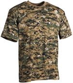 Koszulka US digital woodland zielona khaki 170 g / m²