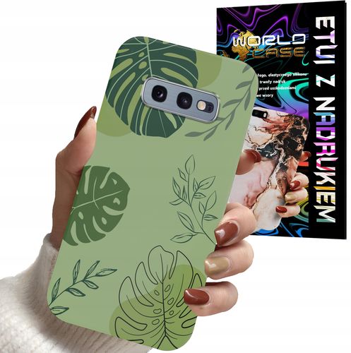 ETUI CASE DO SAMSUNG S10E - LIŚCIE WZORY DLA KOBIET KWIATY RÓŻE na Arena.pl