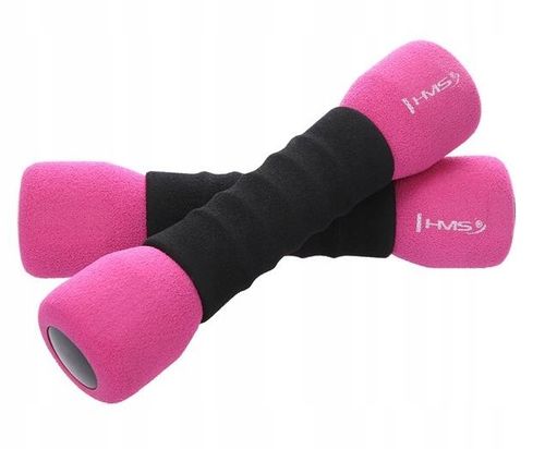 Zestaw ciężarków 2x1kg do ćwiczeń fitness CM07 HMS 17-47-212 na Arena.pl