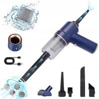 SUPER MOCNY CICHY ODKURZACZ RĘCZNY SAMOCHODOWY 5W1 MINI DMUCHAWĄ POWIETRZA