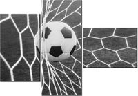 100CM 80 OBRAZ 3 ELEM PIŁKA BRAMCE ŚCIENNY