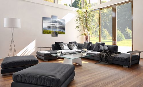 Obraz Na Płótnie - Góry Droga Mgła - 95X80 Cm - Cb95X80-2478 na Arena.pl
