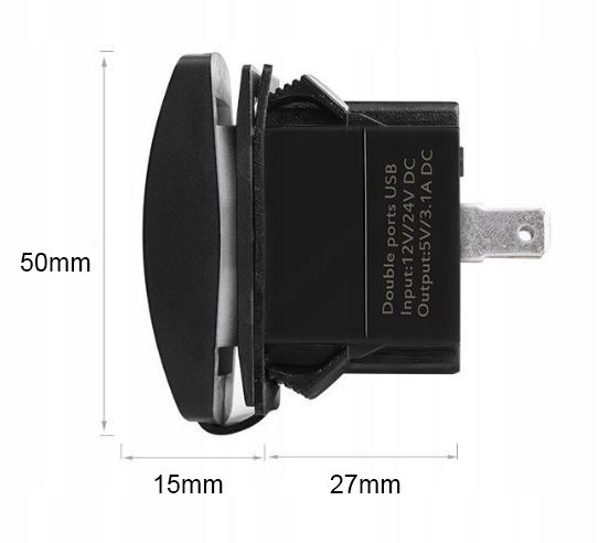 Ładowarka USB 5V 3,1A CZ zdjęcie 2