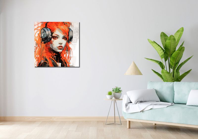 Obraz 70x70cm Rytm Metropolii zdjęcie 2