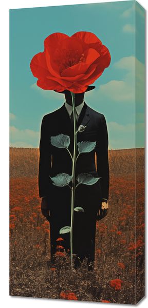 Obraz 40x90cm Obserwator zza Maku zdjęcie 1