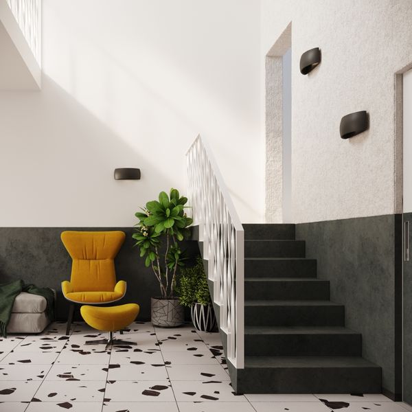 Kinkiet ceramiczny PONTIUS czarny zdjęcie 6