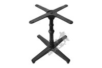 NOGA STOŁU P05 - NISKA Z KRZYŻAKIEM CZTERY ŁAPKI GŁADKIE PODSTAWA STÓŁ ŻELIWNA