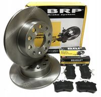 Tarcze Hamulcowe Klocki TYŁ A3 Seat Altea Toledo Leon VW Golf 5 6 Octavia 2