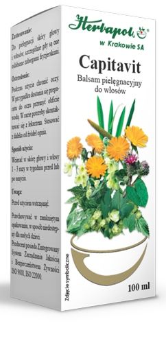 Odżywka do włosów CAPITAVIT Herbapol 100 ml zdjęcie 1