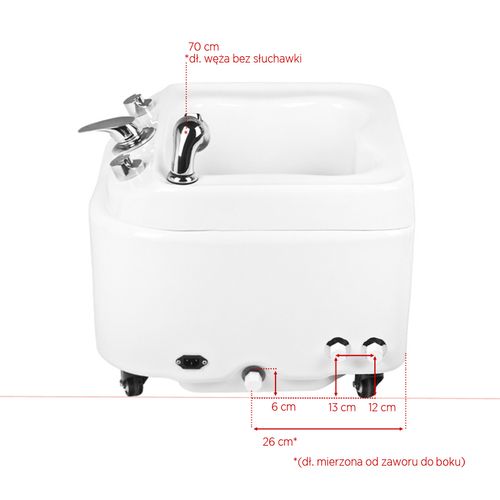 Brodzik Azzurro do pedicure z hydromasażem A023 na Arena.pl