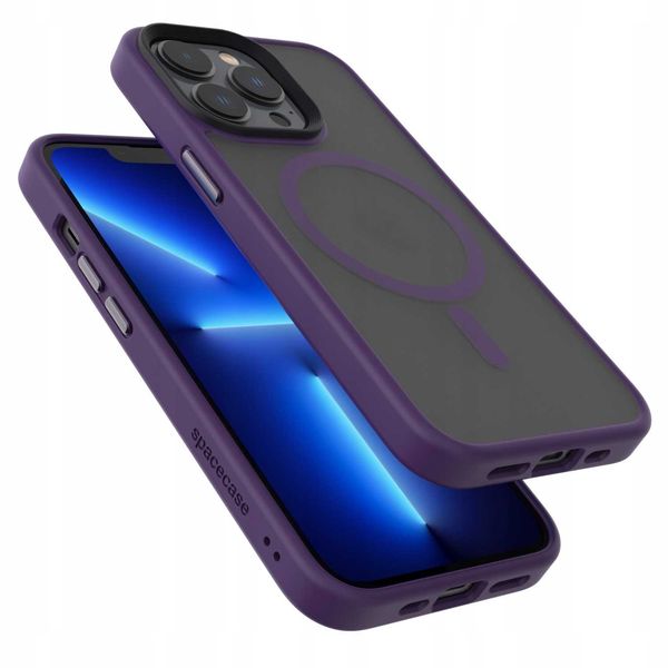 Spacecase Hybrid Mag Iphone 13 Pro Purple zdjęcie 2