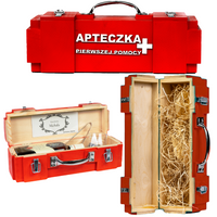 Skrzynka prezentowa na alkohol, urodziny, kawalerski dla doktora