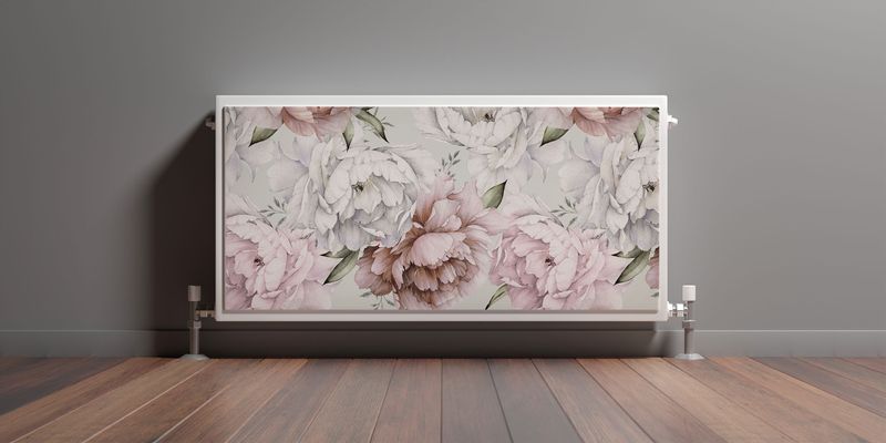 Mata MAGNETYCZNA Kaloryfera Peonie KWIATY Natura 100cm x 60cm zdjęcie 3