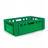Skrzynka Euro E2 na mięso nowy pojemnik zielony
