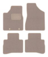 Dywaniki welurowe LUX beżowe Nissan Murano Z50 2003-2008 z mocowaniami