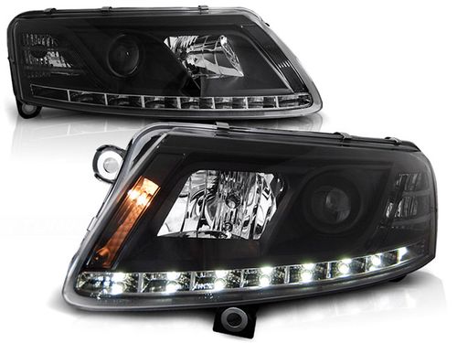 LAMPY Reflektory AUDI A6 C6 04-08 R LED DO JAZDY DZIENNEJ na Arena.pl