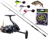 Zestaw Spinningowy Wędka Węglowa Jaxon na Szczupaka Kołowrotek