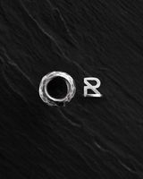 Srebrny mono - kolczyk VOLCANO