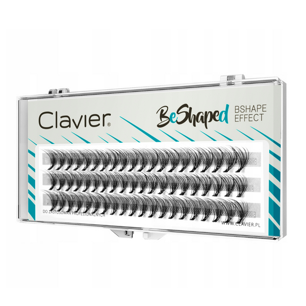 CLAVIER Kępki rzęs BeShaped skręt B - 11mm zdjęcie 1
