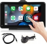 Przenośne radio samochodowe 10,4" z Apple CarPlay Android GPS Bluetooth