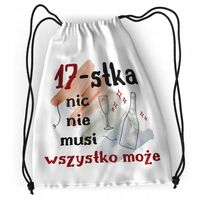 Plecak Urodziny 17 17Te Sportowy Szkolny Worek Z Nadrukiem Ze Zdjęciem