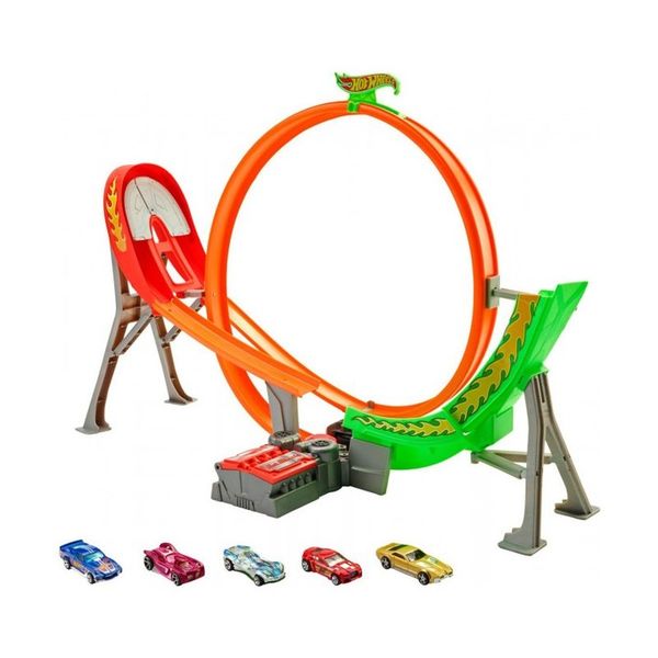 Hot Wheels Tor Wyścigowy Pętla Akcelerator 5 Autek zdjęcie 5