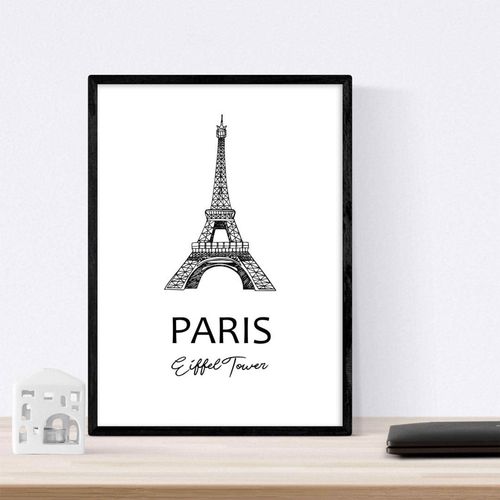 plakat obraz wieża eiffla paryż a4 na Arena.pl
