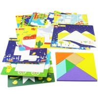 DLA DZIECI DREWNIANA UKŁADANKA EDUKACYJNA