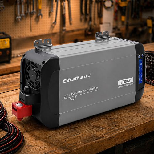 Qoltec przetwornica 12/230V 1000W sinus na Arena.pl