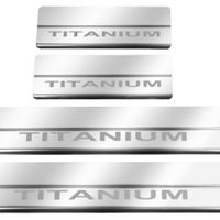 Listwa progowa FORD FIESTA MK8 TITANIUM Stal nierdzewna 304 połysk 4szt