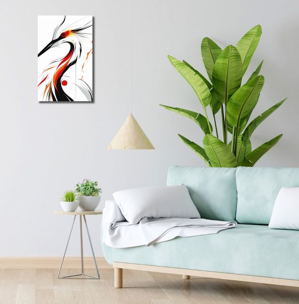 Obraz 30x50cm Bocian zdjęcie 2