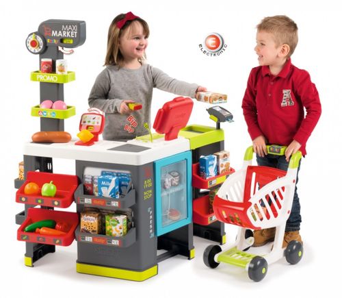 Smoby Maximarket z wózkiem na Arena.pl