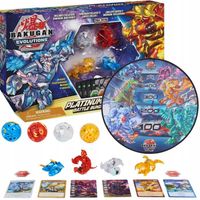 BAKUGAN EVOLUTIONS ZESTAW PLATINUM FIGURKI + MATA