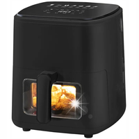 DUŻA Frytownica BEZTŁUSZCZOWA AIR FRYER frytkownica 5L 7 programów 1400W