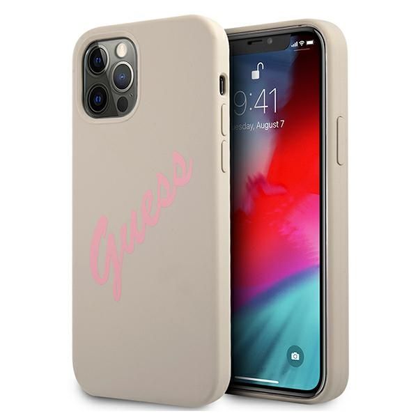 Etui Guess do iPhone 12, iPhone 12 Pro, Różowy zdjęcie 1
