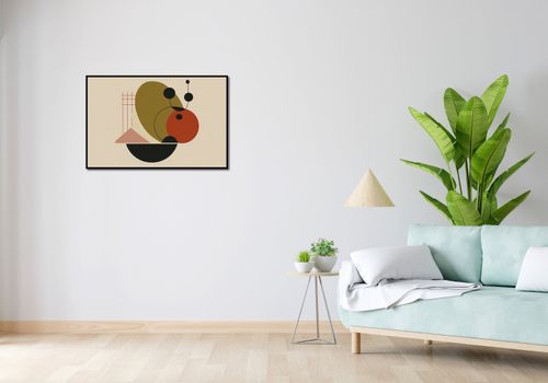Plakat 86,4x56,8cm Geometryczny Balans na Arena.pl