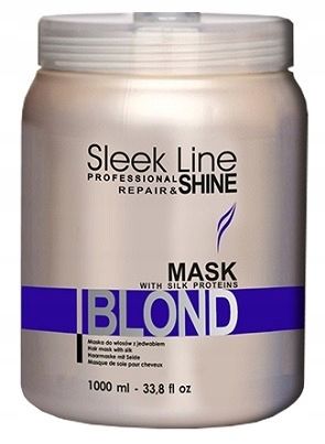 STAPIZ MASKA DO WŁOSÓW SLEEK LINE BLOND 1000ML zdjęcie 1