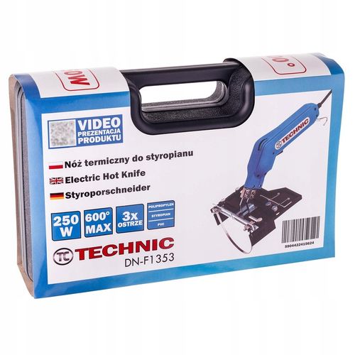 NÓŻ TERMICZNY CIĘCIA STYROPIANU 250W WYCINARKA BONIARKA ŻŁOBIARKA 3xOSTRZE na Arena.pl