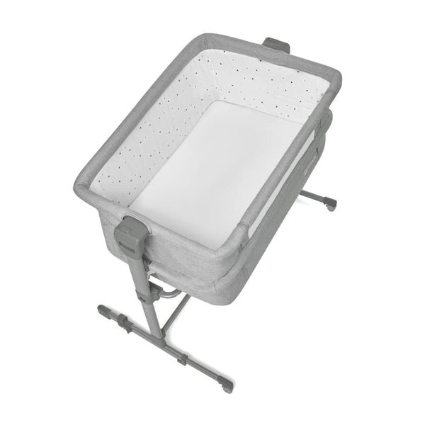 KINDERKRAFT Łóżeczko dostawne NESTE UP GREY LIGHT MELANGE zdjęcie 6