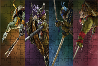 Puzzle Żółwie Ninja