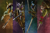 Puzzle Żółwie Ninja